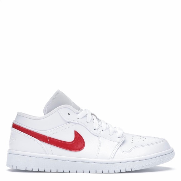 Jordan Shoes - 🥤*NEW* Air Jordan 1 Low “White University Red”(W)